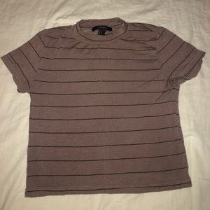 Forever 21 stripped crop top